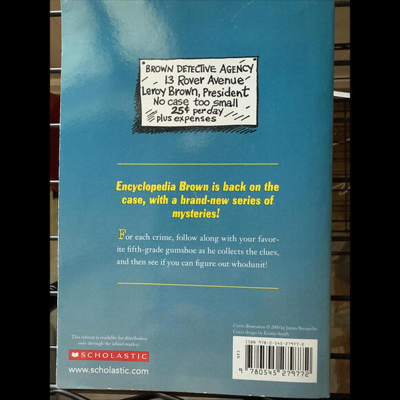 Encyclopedia Brown Ser.: Encyclopedia Brown, Super Sleuth by Donald J. Sobol - Picture 4 of 4